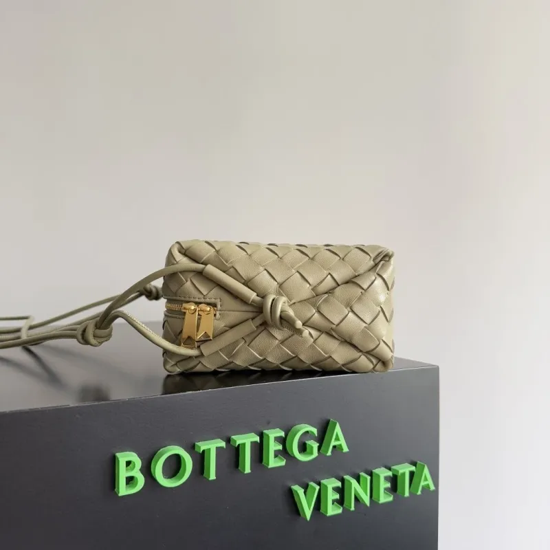 Bottega Veneta Sage Intrecciato Crossbody Bag 63 - Image 6