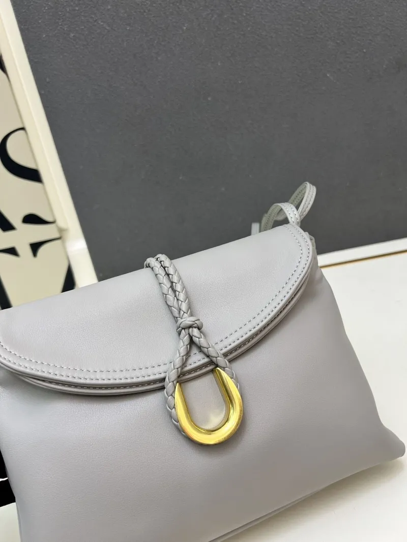 BV Gray Crossbody Satchel Bag S05282 - Image 5