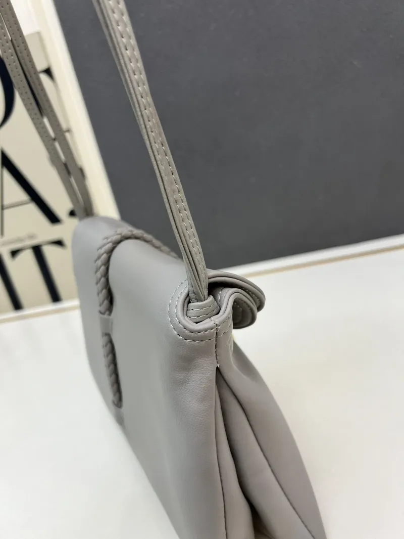 BV Gray Crossbody Satchel Bag S05282 - Image 7