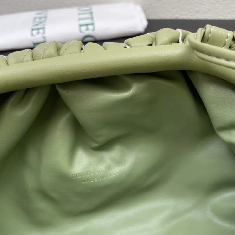 Bottega Veneta Woven Crossbody Satchel Bag Light Green S2080 Small - Image 8