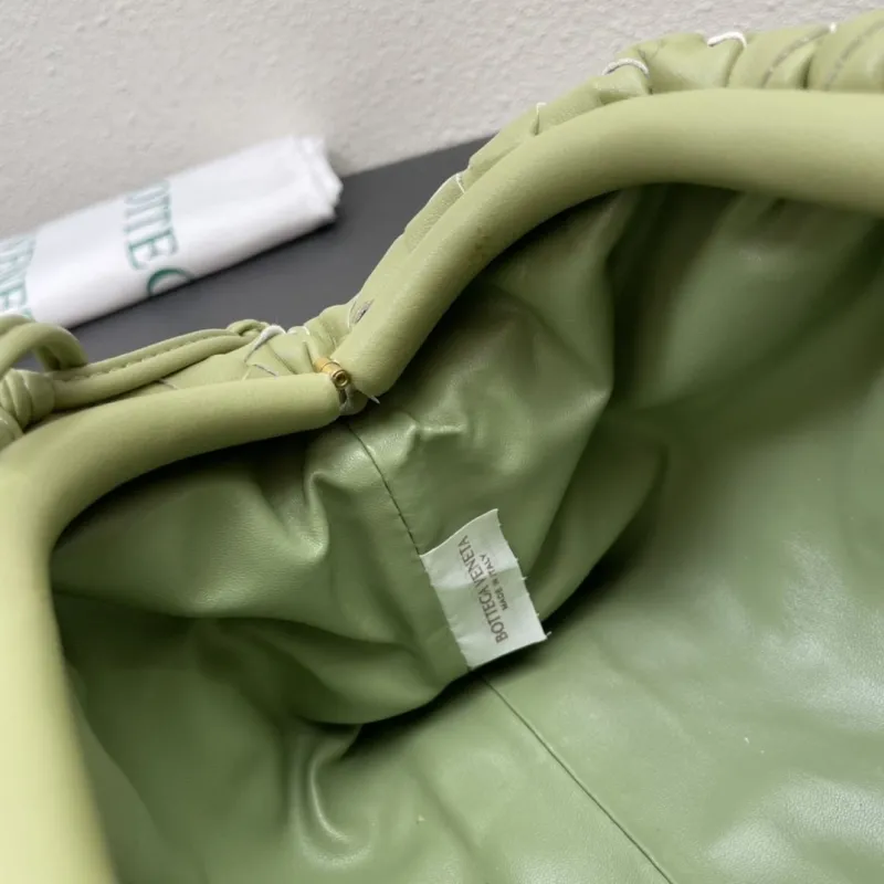 Bottega Veneta Woven Crossbody Satchel Bag Light Green S2080 Small - Image 9