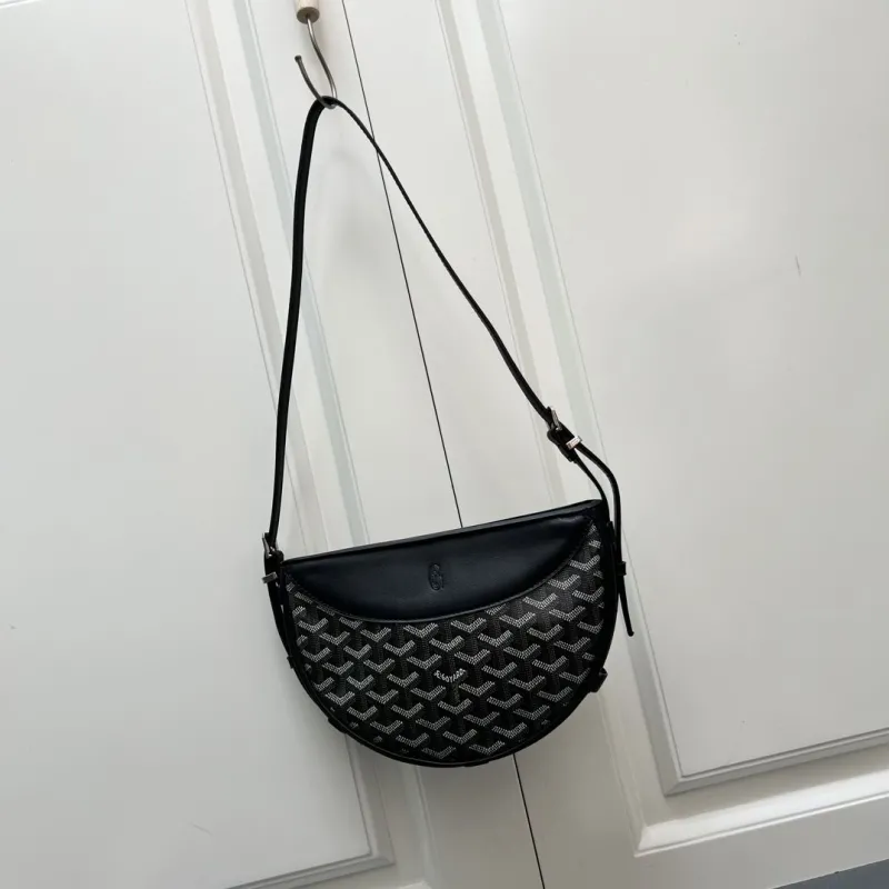 Goyard Black Crossbody Satchel Bag