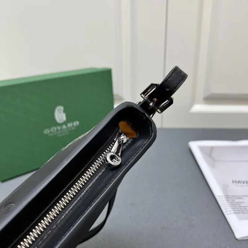 Goyard Black Crossbody Satchel Bag - Image 8