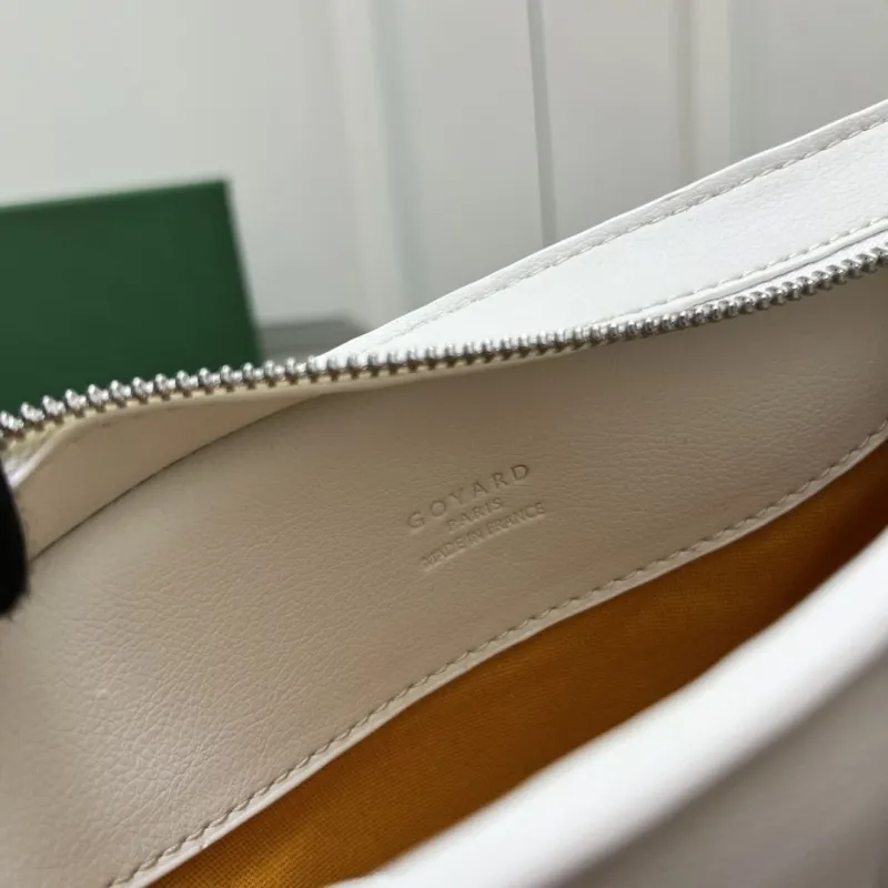 Alternative view of Goyard White Crossbody Satchel Bag