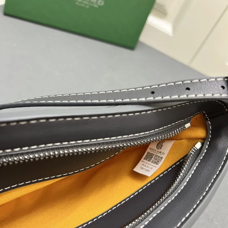 Goyard Gray Crossbody Satchel Bag - Image 3