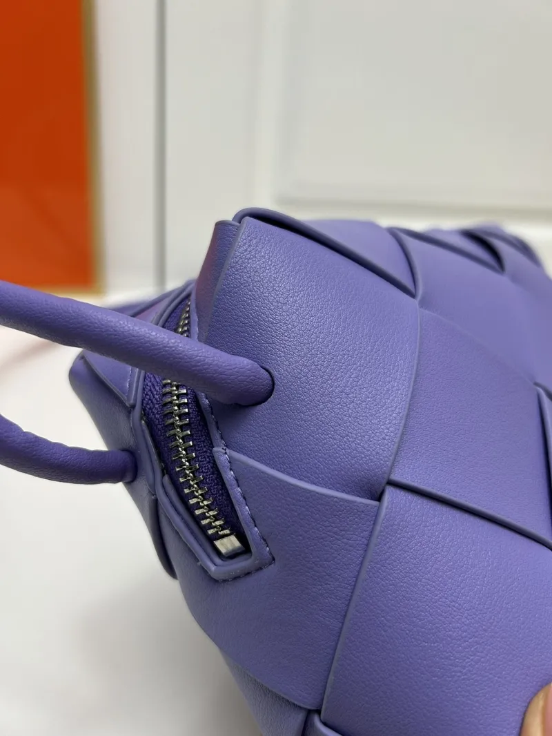 BV Purple Woven Satchel Bag S002 - Image 6