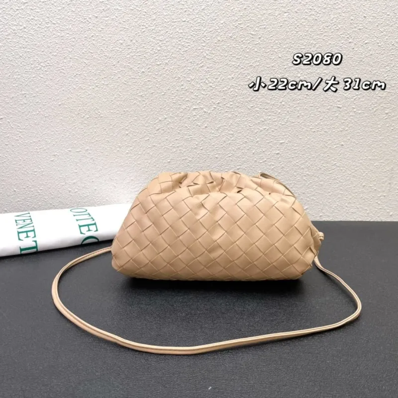 Alternative view of Bottega Veneta Woven Crossbody Bag Beige S2080 S2090