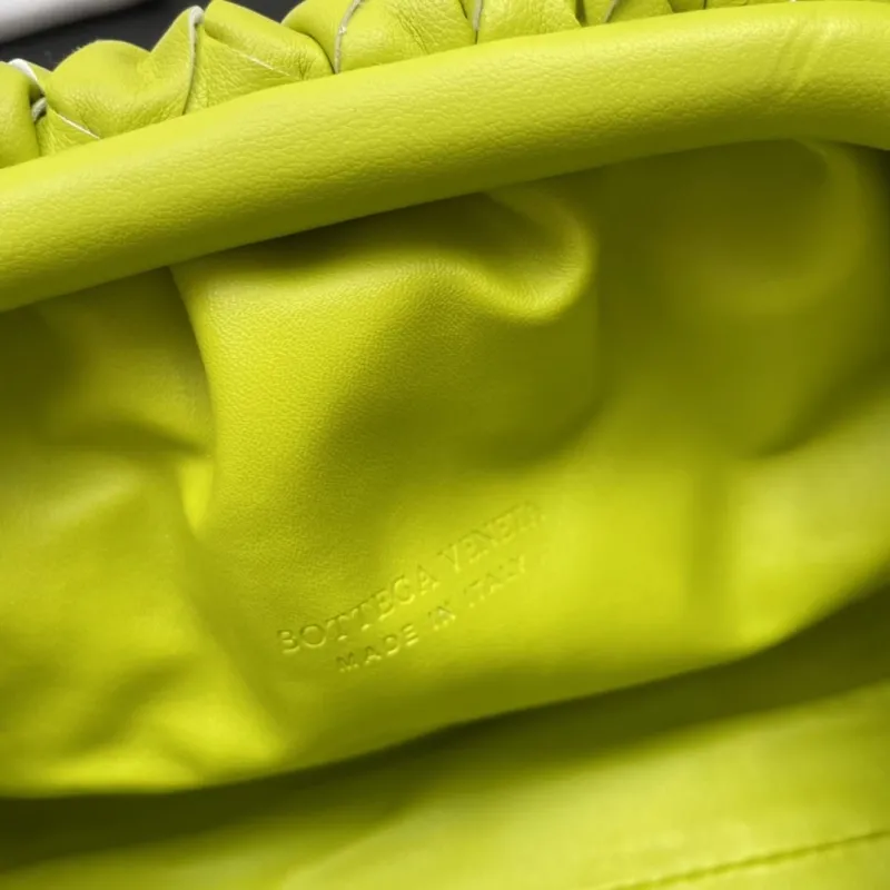 Bottega Veneta Lime Green Woven Crossbody Satchel Bag S2080 S2090 - Image 9