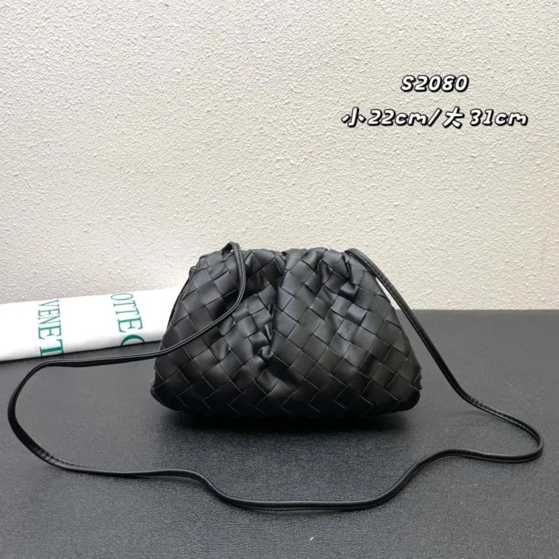Alternative view of Black Bottega Veneta Crossbody Bag S2080 Small Large