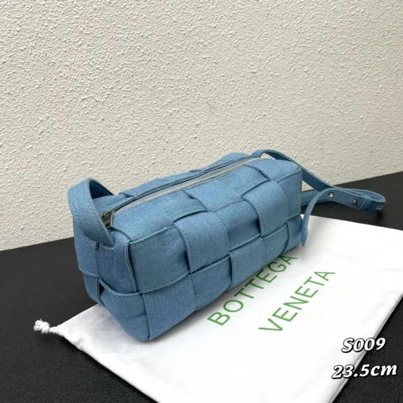 Alternative view of Bottega Veneta Denim Blue Satchel Bag S009 23.5cm