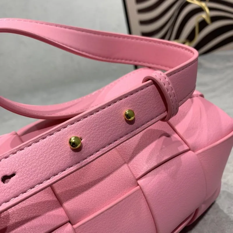 Bottega Veneta Pink Satchel Bag 5955 - Image 5