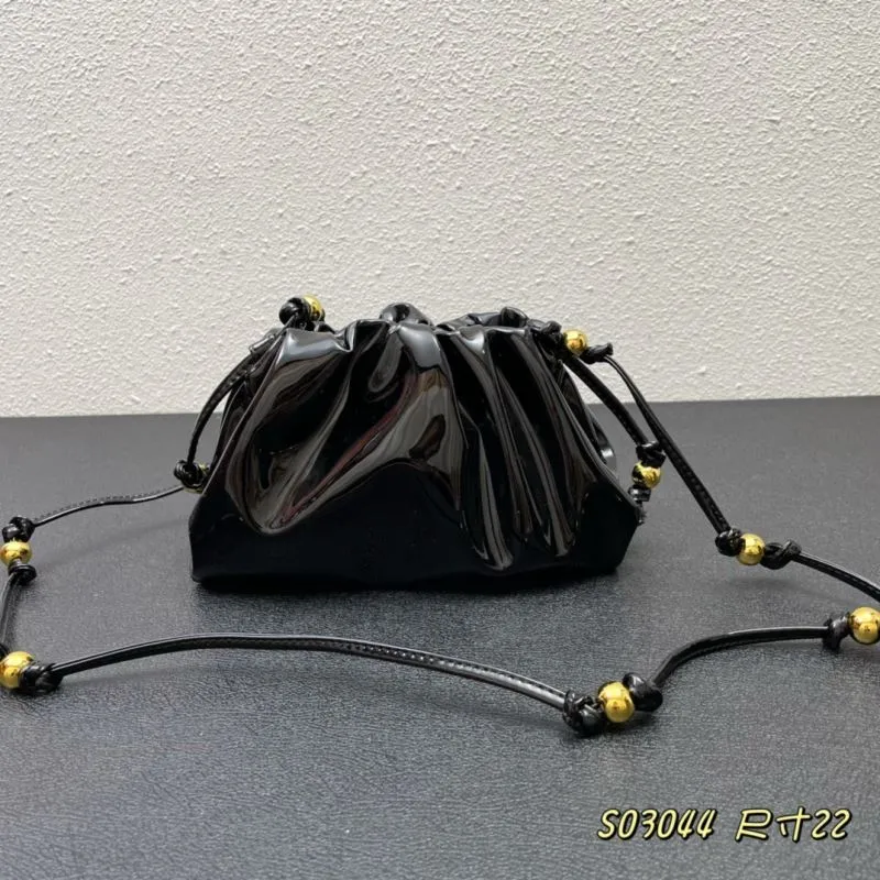 BV Black Crossbody Satchel Bag S03044 Size 22