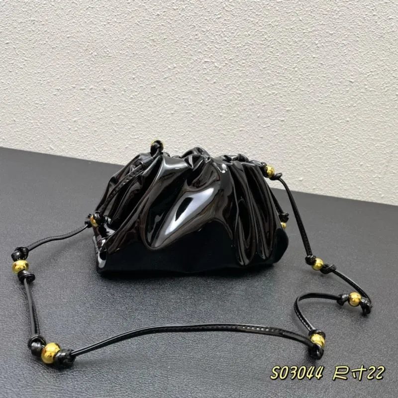 Alternative view of BV Black Crossbody Satchel Bag S03044 Size 22