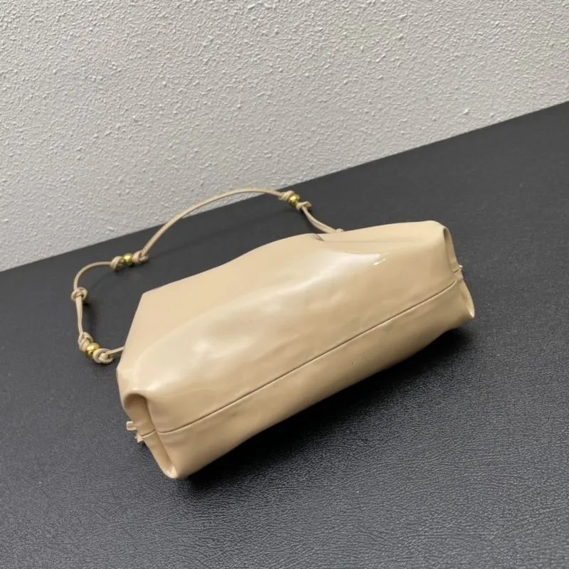 BV Beige Crossbody Satchel Bag S03044 Size 22 - Image 6