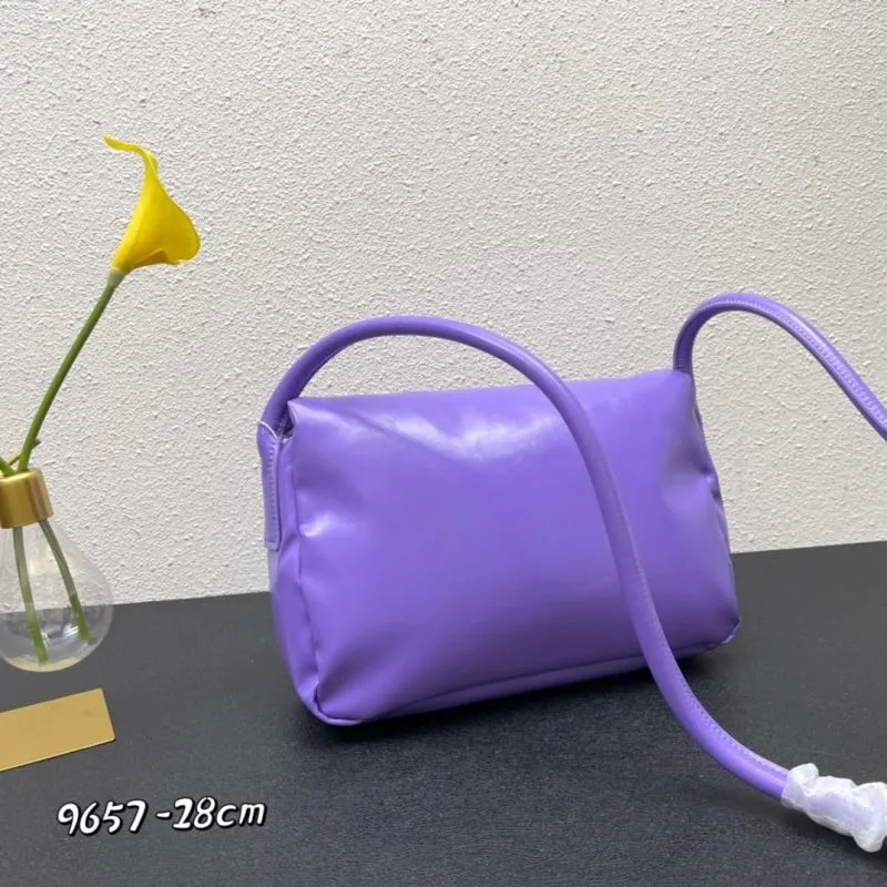 Purple Satchel Bag 9657 28cm - Image 3