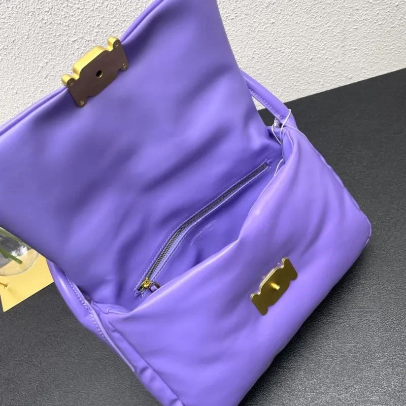 Purple Satchel Bag 9657 28cm - Image 8