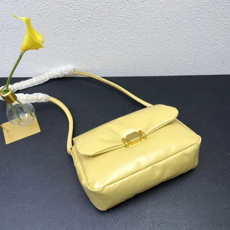 BV Yellow Satchel Bag 9657 Size 28cm - Image 7