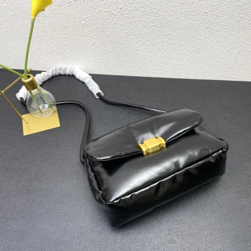 BV Black Leather Satchel Bag 9657 28cm - Image 6