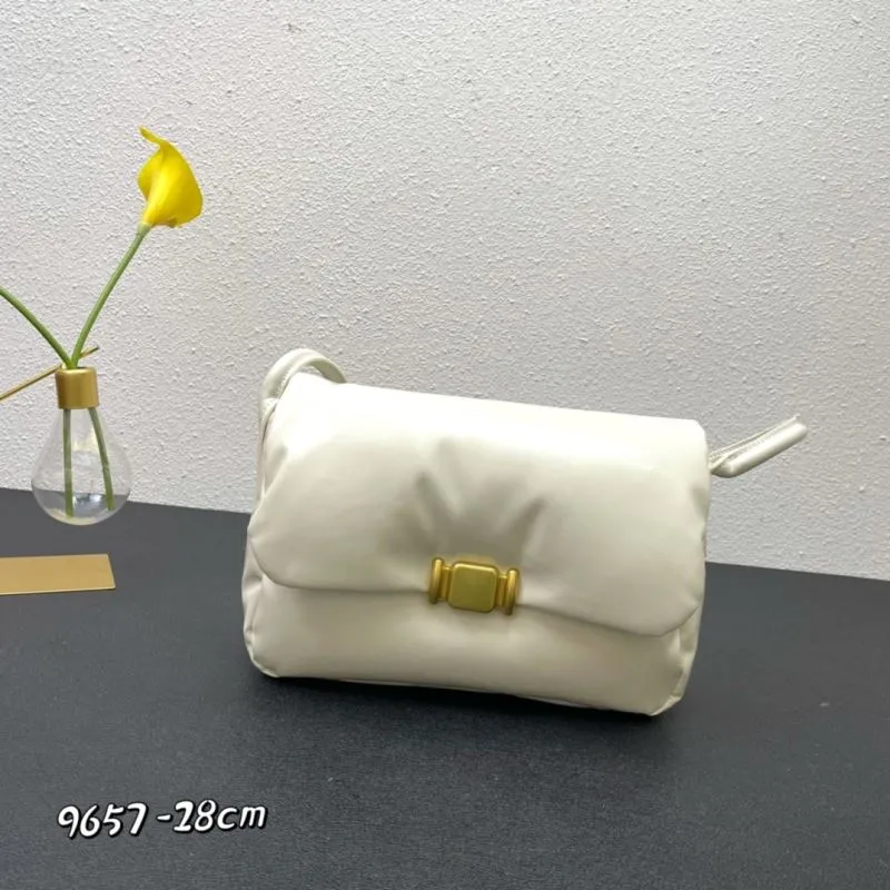 BV Off-White Satchel Bag 9657 Size 28cm