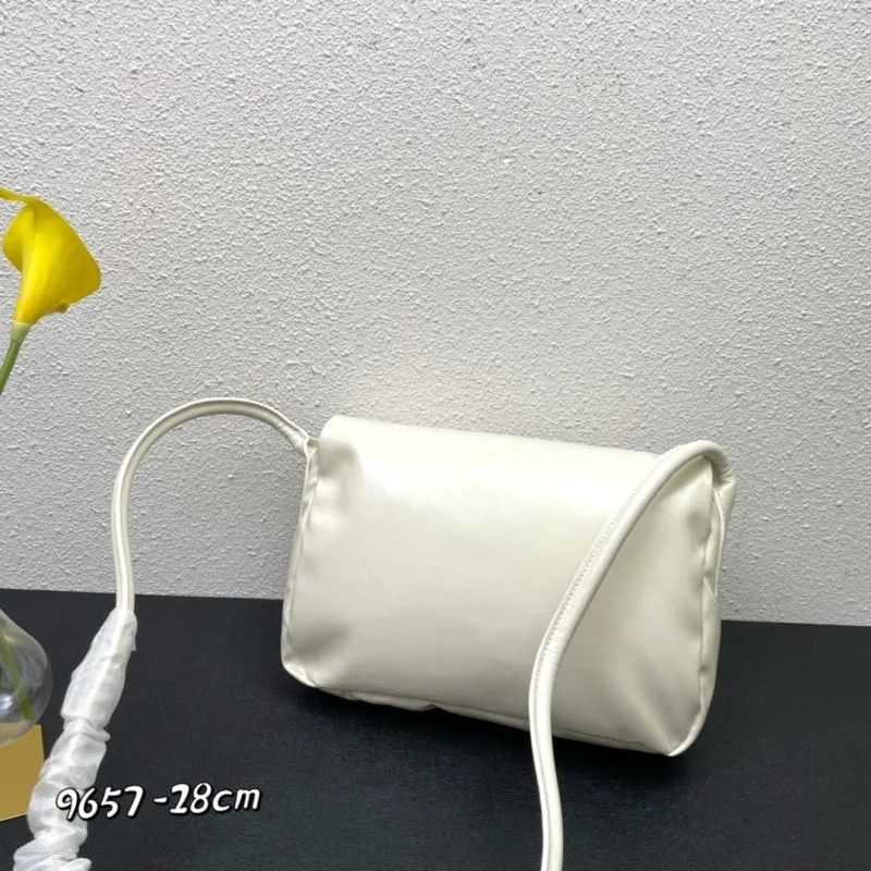 BV Off-White Satchel Bag 9657 Size 28cm - Image 3