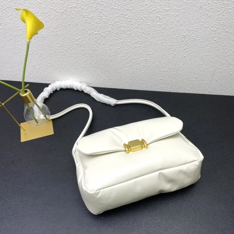 BV Off-White Satchel Bag 9657 Size 28cm - Image 7