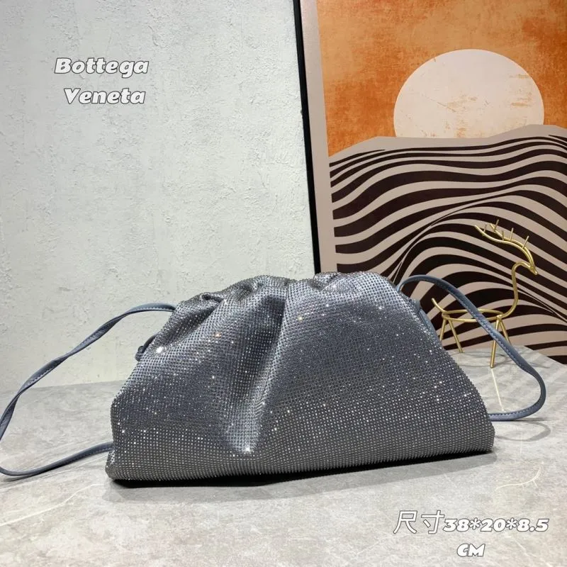 Bottega Veneta Silver Satchel Bag 287