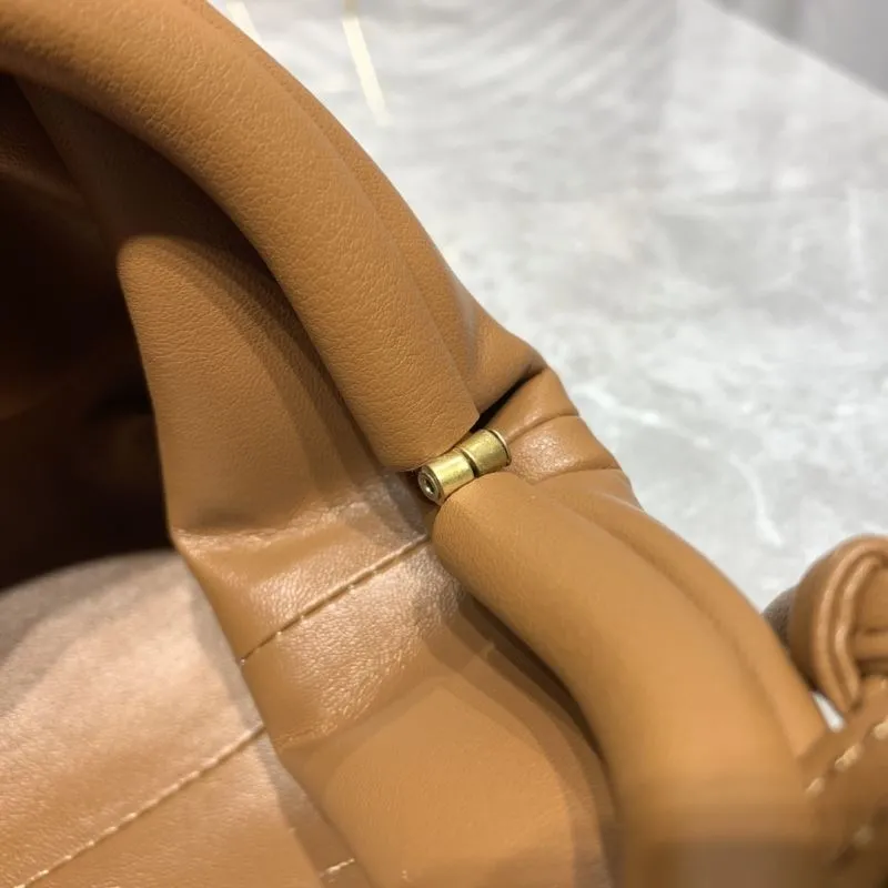 Bottega Veneta Brown Leather Crossbody Satchel Bag 293 - Image 9