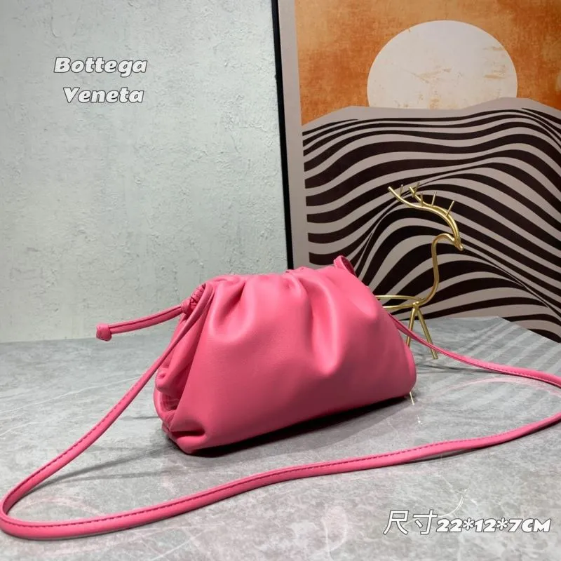 Alternative view of Bottega Veneta Pink Crossbody Satchel Bag