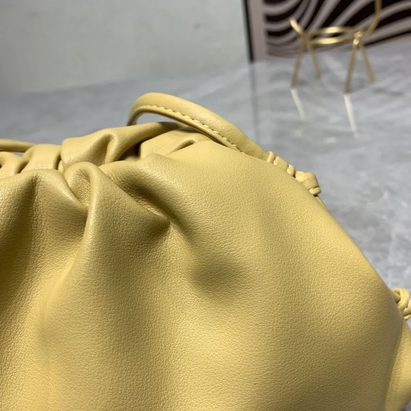 Bottega Veneta Yellow Crossbody Satchel Bag 22x12x7CM - Image 3