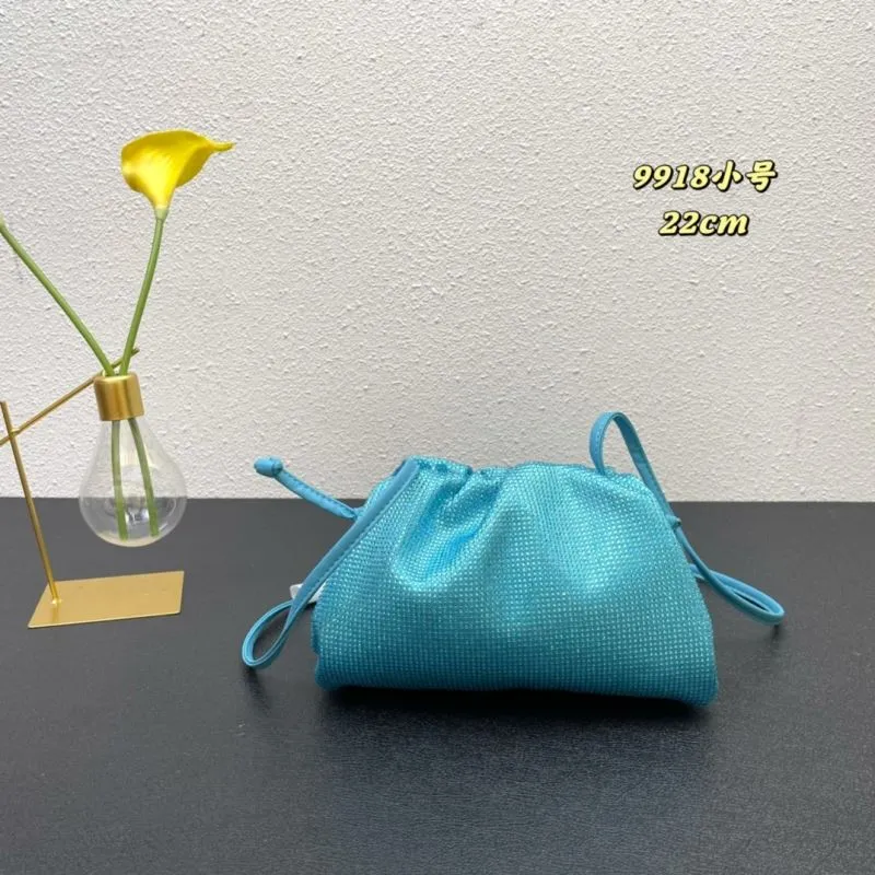 BV Turquoise Small Crossbody Satchel Bag