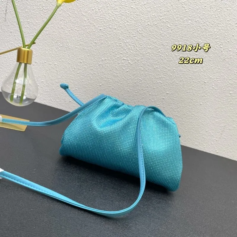 BV Turquoise Small Crossbody Satchel Bag - Image 3