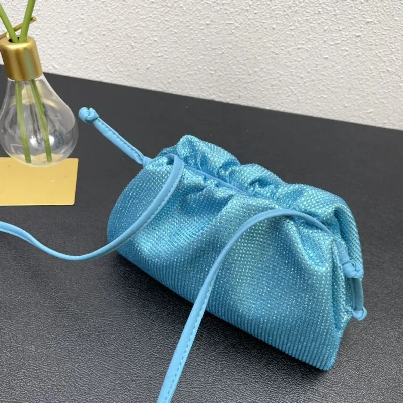 BV Turquoise Small Crossbody Satchel Bag - Image 5