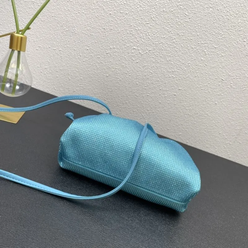 BV Turquoise Small Crossbody Satchel Bag - Image 7
