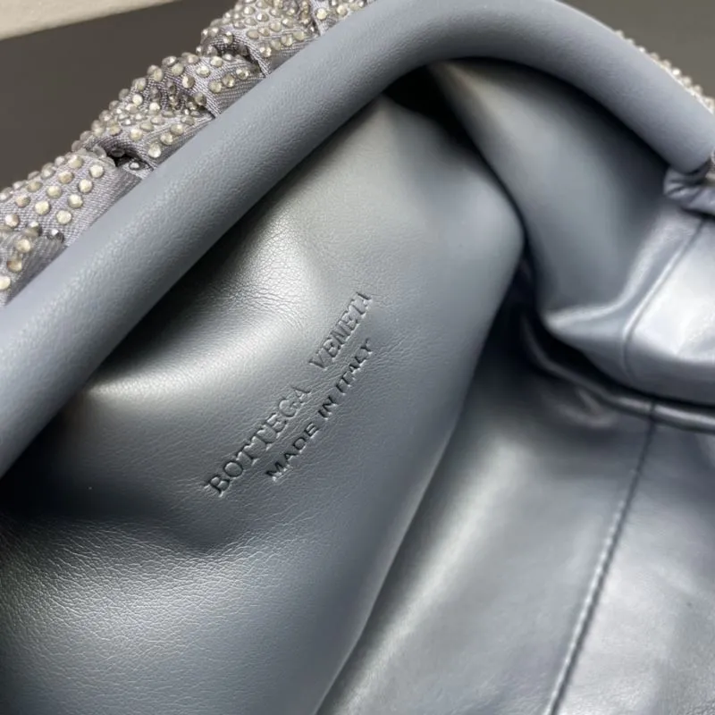 BV Gray Small Satchel Crossbody Bag 9918 - Image 8