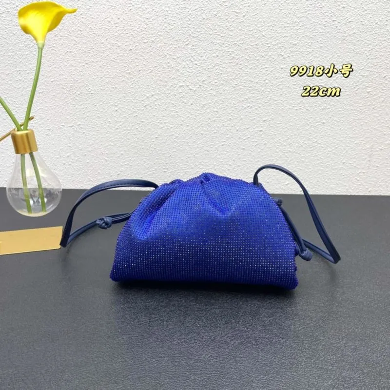 BV Blue Small Satchel Bag 9918