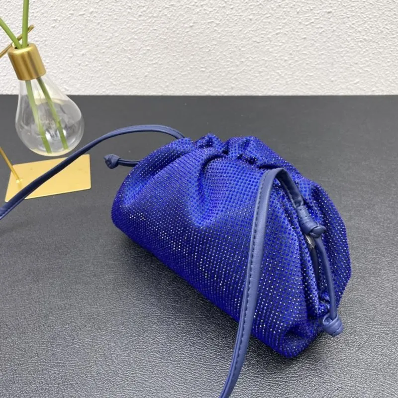 BV Blue Small Satchel Bag 9918 - Image 6