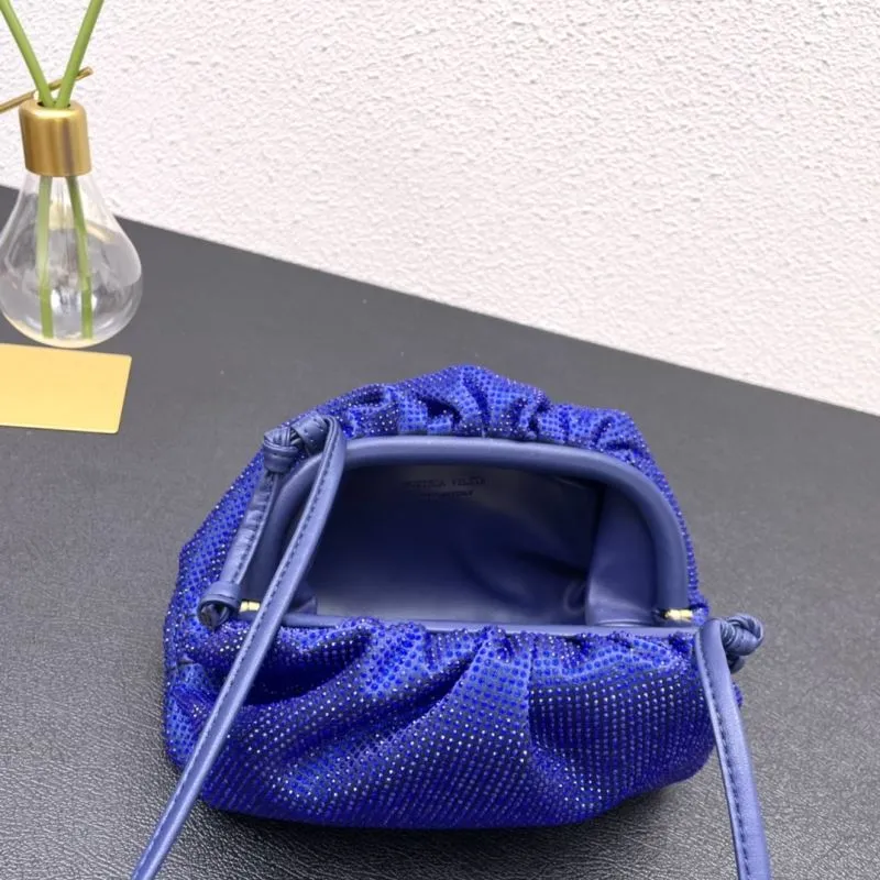 BV Blue Small Satchel Bag 9918 - Image 8