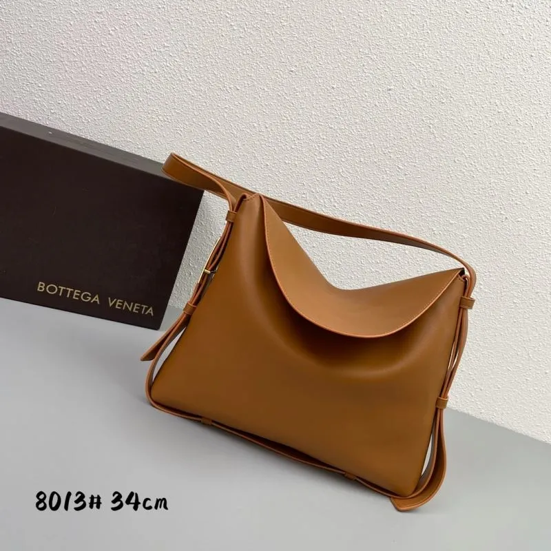 Bottega Veneta Brown Satchel Bag 8013 34cm
