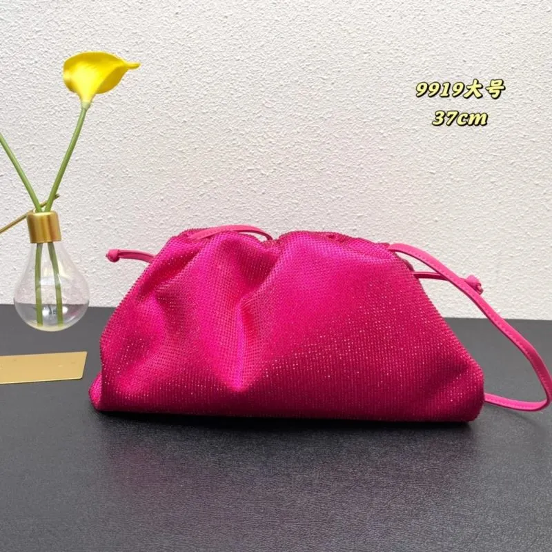 BV Fuchsia Large Crossbody Satchel Bag 9919