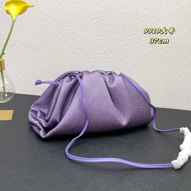 BV Purple Large 37cm Satchel Bag 9919 - Image 3