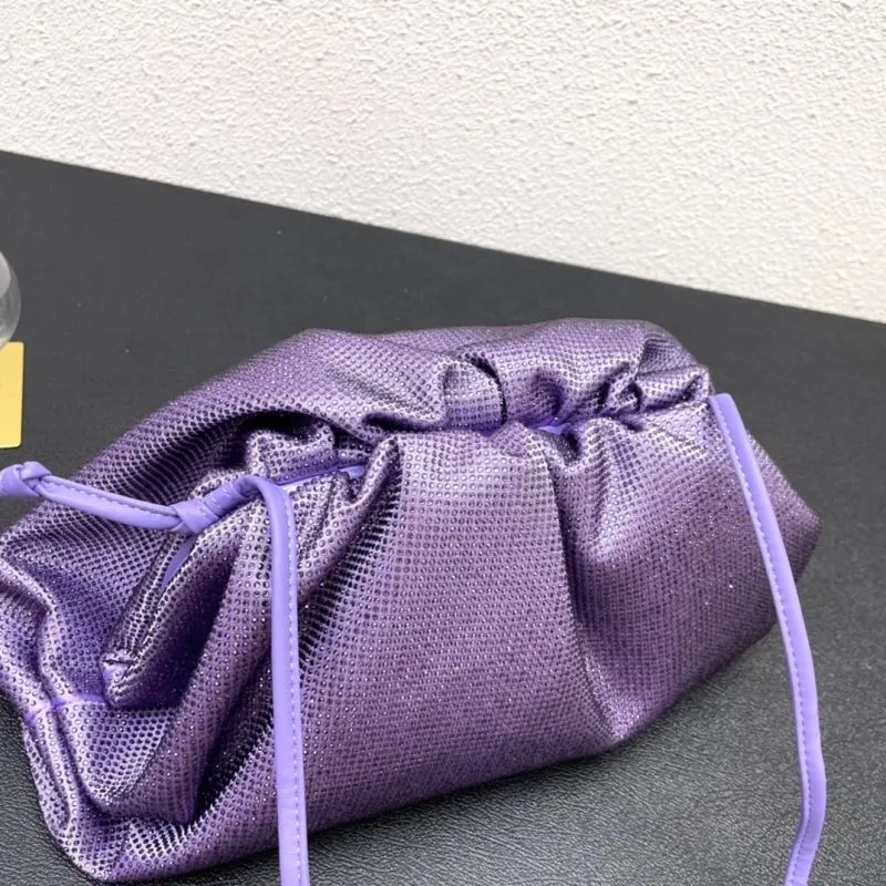 BV Purple Large 37cm Satchel Bag 9919 - Image 6