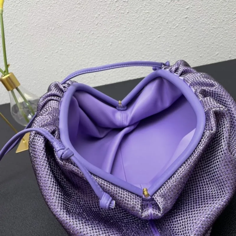 BV Purple Large 37cm Satchel Bag 9919 - Image 9
