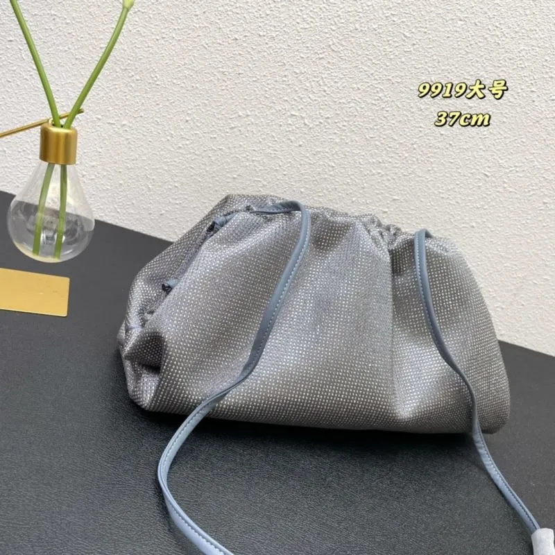BV 9919 Large Gray Satchel Crossbody Bag - Image 3
