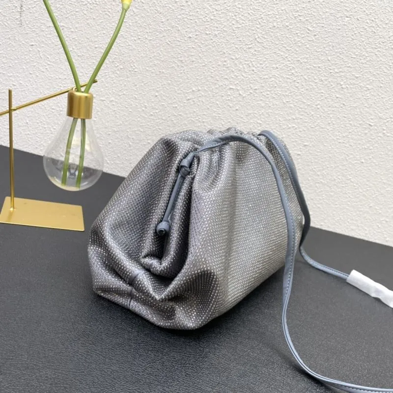 BV 9919 Large Gray Satchel Crossbody Bag - Image 4