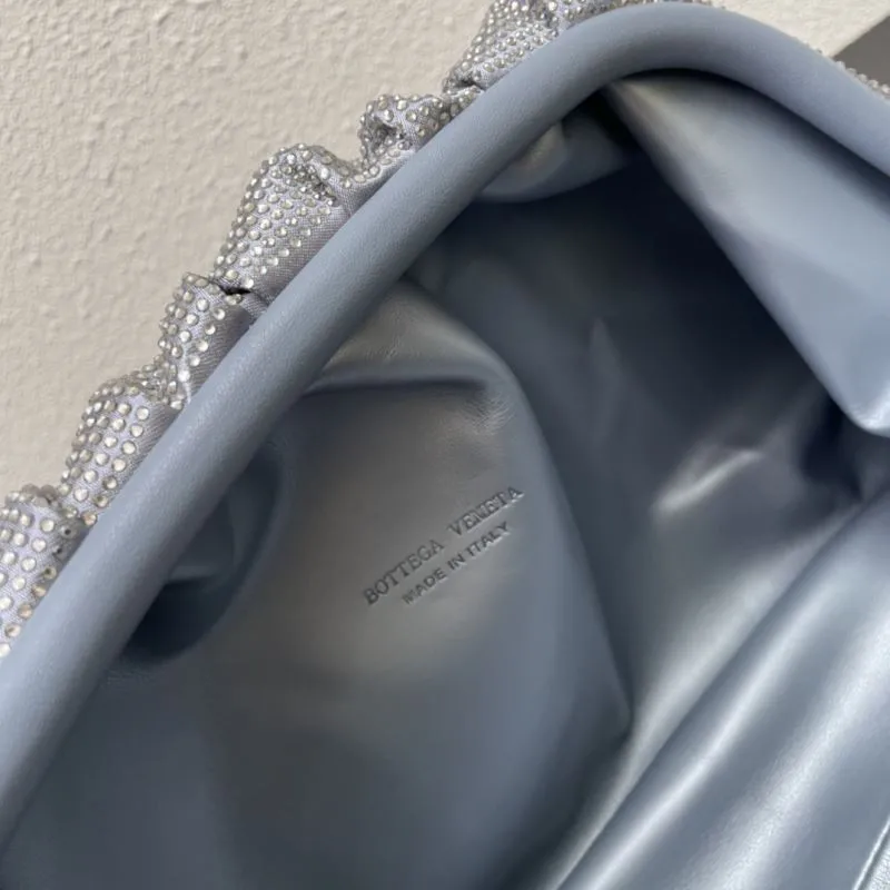 BV 9919 Large Gray Satchel Crossbody Bag - Image 8
