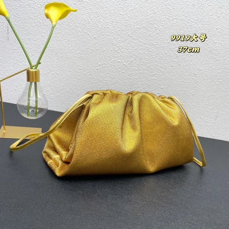 Alternative view of BV 9919 Large Gold Satchel Bag