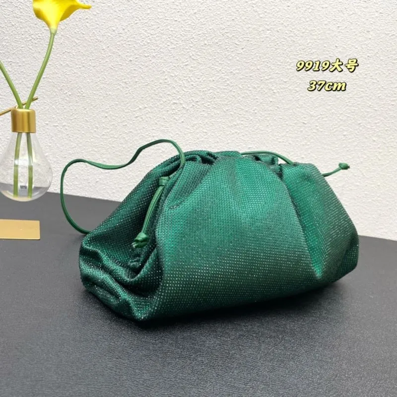 Alternative view of BV 9919 Large Green Satchel Bag