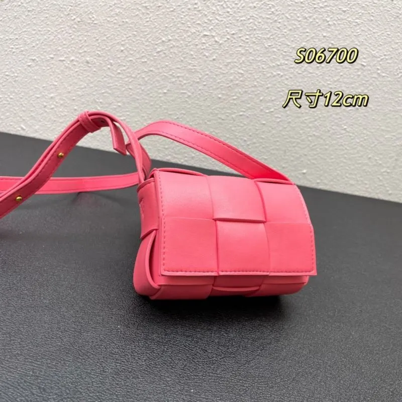 Alternative view of BV Pink Mini Satchel Crossbody Bag S06700 12cm
