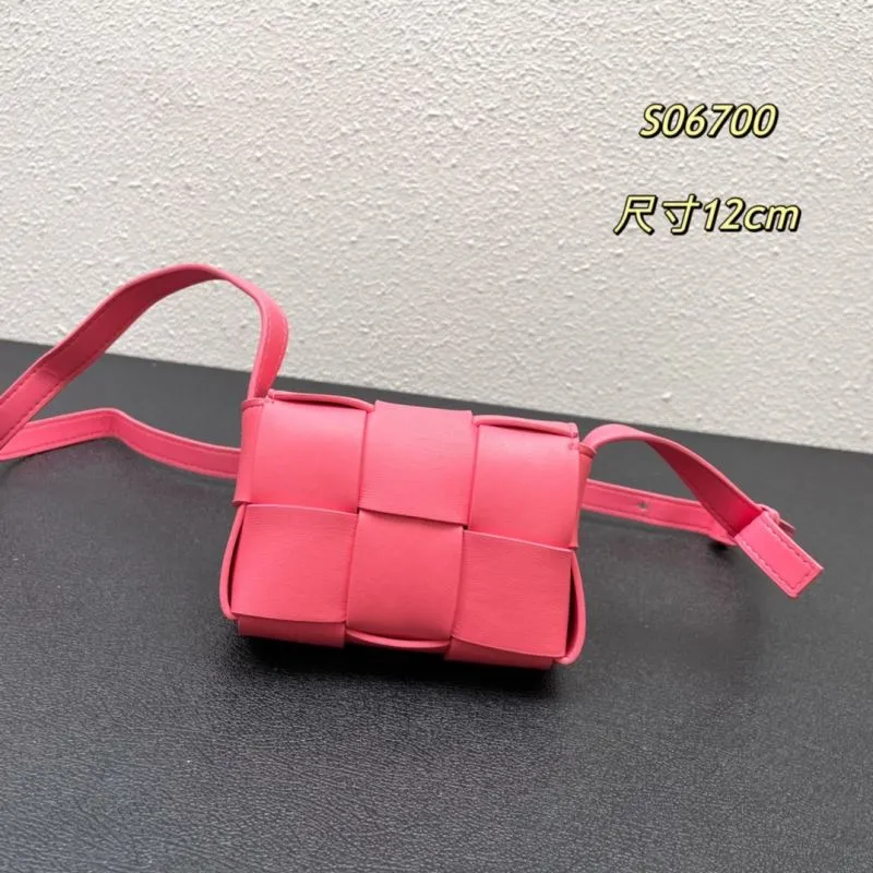 BV Pink Mini Satchel Crossbody Bag S06700 12cm - Image 3