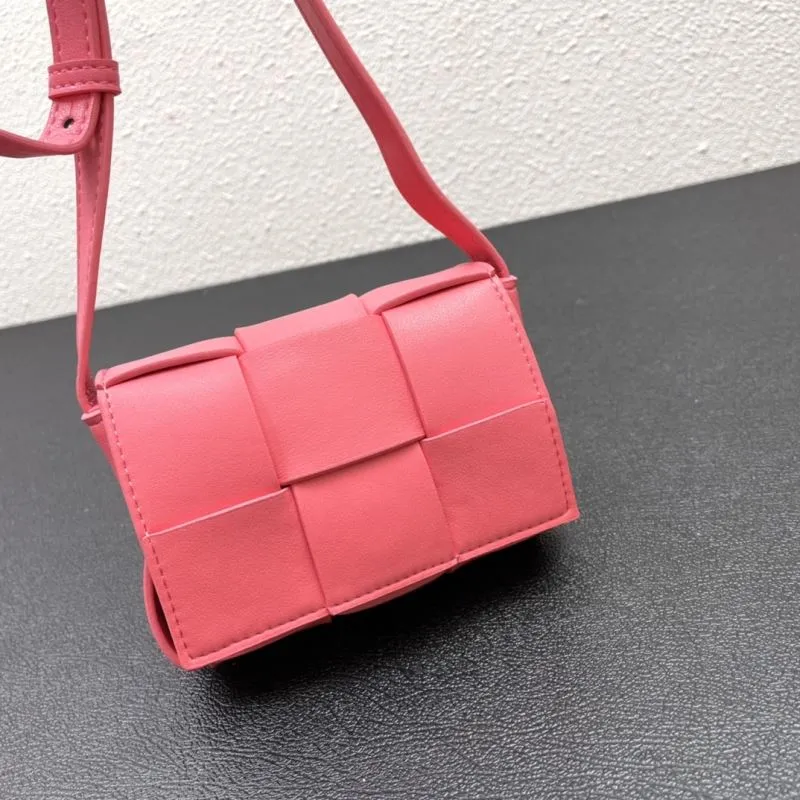 BV Pink Mini Satchel Crossbody Bag S06700 12cm - Image 4